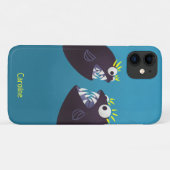 Coques Case-Mate iPhone Funky Fish Monsters Nom des enfants (Dos (Horizontal))