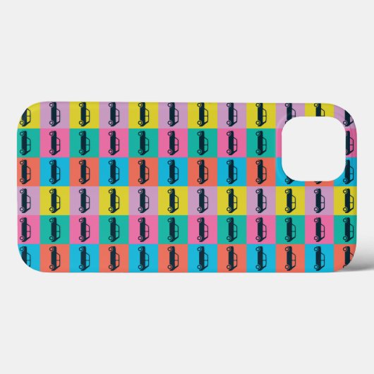 Coques Case-Mate iPhone Funky Fun Checkerboard Mini Cooper (Verso (horizontal))