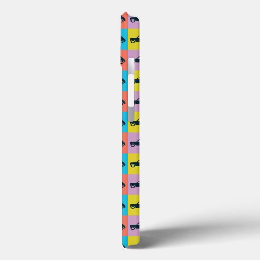 Coques Case-Mate iPhone Funky Fun Checkerboard Mini Cooper (Verso / Gauche)