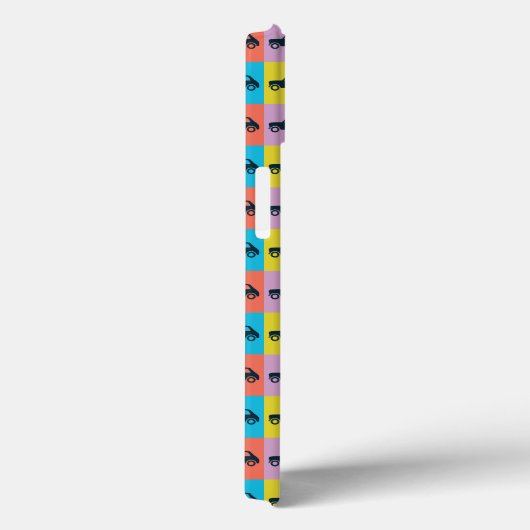 Coques Case-Mate iPhone Funky Fun Checkerboard Mini Cooper (Verso / Droite)