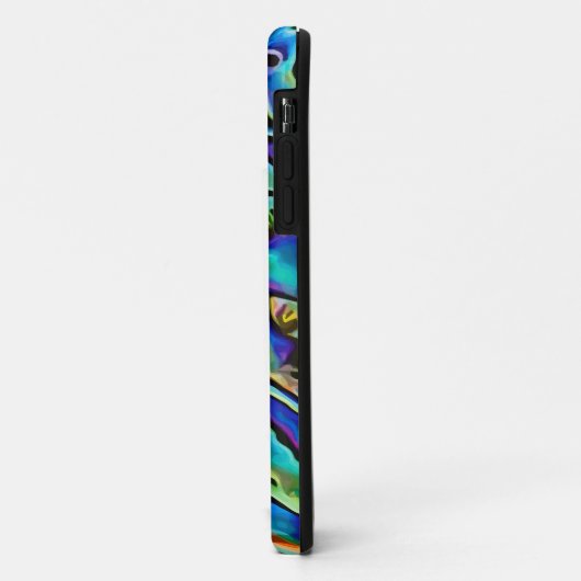 Coques Case-Mate iPhone Funky Iridescendant Abalone Sea Shell (Dos/Gauche)