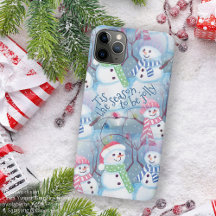 Funky Snowmen Noël Arbre String Motif