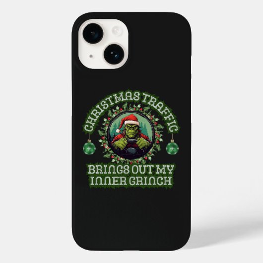 Coques Case-Mate iPhone Funky Trucker Noël Grinch Trafic (Verso)