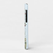 Coques Case-Mate iPhone Funky vert aquarelle maison fleurs mullions (Dos/Gauche)