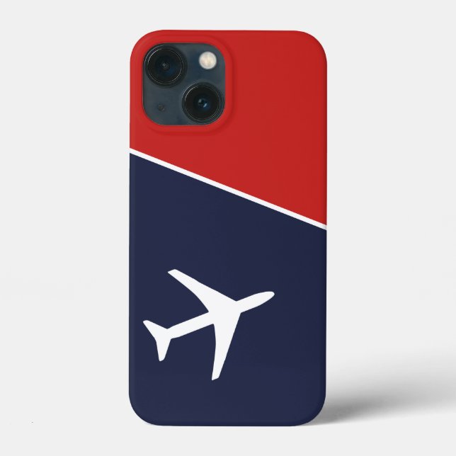 Coques Case-Mate iPhone Funky White Plane Avion Pilote (Verso)