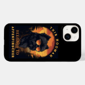Coques Case-Mate iPhone Funny Affenpinscher chien parent personnalisé (Verso (horizontal))