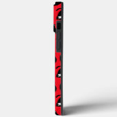 Coques Case-Mate iPhone Funny Black Red Cat Fitness (Verso / Gauche)