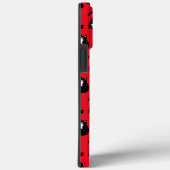 Coques Case-Mate iPhone Funny Black Red Cat Fitness (Verso / Droite)