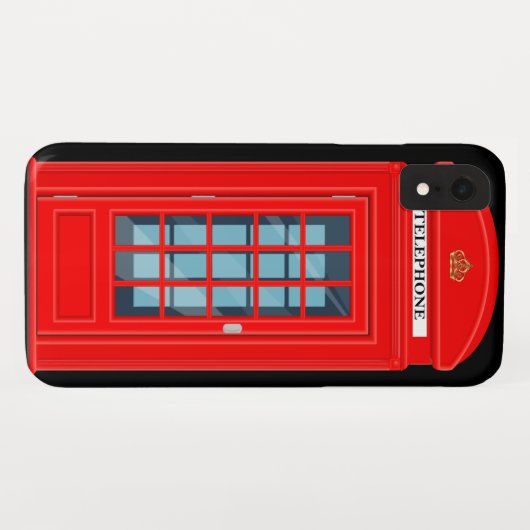 Coques Case-Mate iPhone Funny British UK Phone Booth (Dos (Horizontal))