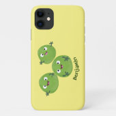Coques Case-Mate iPhone Funny Brussels sprouts légumes caricature (Dos)