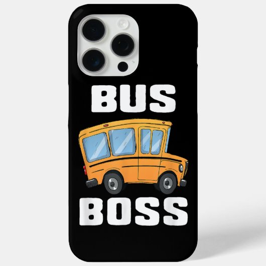 Coques Case-Mate iPhone Funny Bus Boss School Bus Driver (Verso)