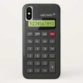 Coques Case-Mate iPhone Funny Calculator Motif Personnalisé Geeky (Dos)