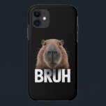 Case-Mate iPhone Case Funny Capybara Bruh<br><div class="desc">Funny Capybara Bruh</div>