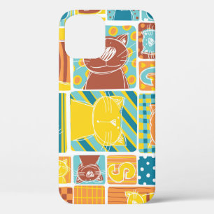 Case-Mate iPhone Case Funny Cat Fabric Papier peint