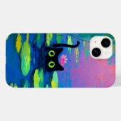 Coques Case-Mate iPhone Funny Chat noir nager dans l'étang | L'art bizarre (Verso (horizontal))