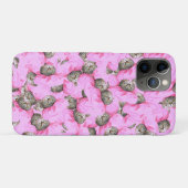 Coques Case-Mate iPhone Funny Chats Motif rose (Dos (Horizontal))