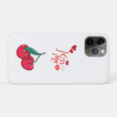 Coques Case-Mate iPhone Funny Cherries in Love. (Dos (Horizontal))