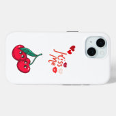 Coques Case-Mate iPhone Funny Cherries in Love. (Verso (horizontal))