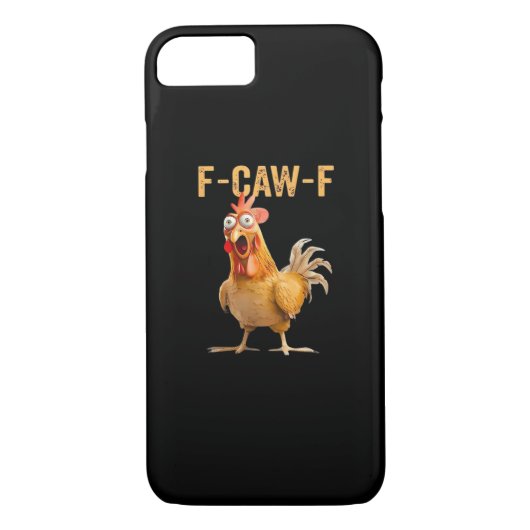 Coques Case-Mate iPhone Funny Chicken Humor F-Caw-F  (Dos)