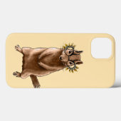 Coques Case-Mate iPhone Funny Chipmunk Écureuil Geek Animal Art (Verso (horizontal))