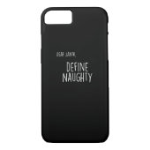 Coques Case-Mate iPhone Funny Christmas Naughty Nice Santa Checklist (Dos)