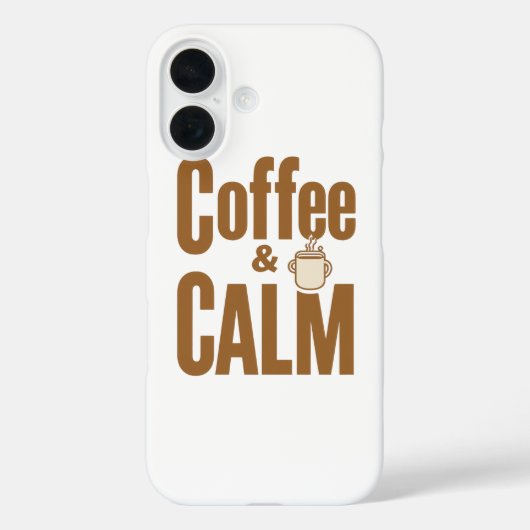 Coques Case-Mate iPhone Funny Coffee Lover's Zen Quote (Verso)