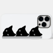 Coques Case-Mate iPhone Funny Curious Chats Silhouette (Verso (horizontal))