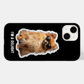Coques Case-Mate iPhone Funny Cute Pomeranian Dog I'm a Delight (Verso (horizontal))