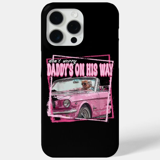 Coques Case-Mate iPhone Funny Daddy's Home Trump Pink 2024 Take America Ba (Verso)