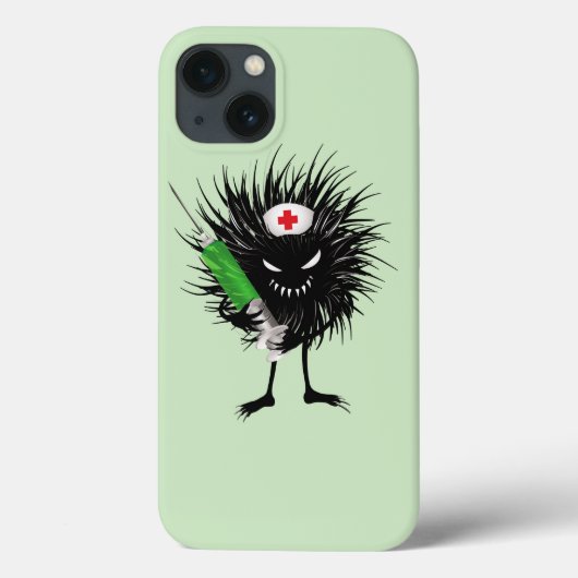 Coques Case-Mate iPhone Funny Evil Bug Nurse Syringe gothique (Verso)