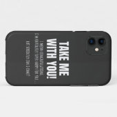 Coques Case-Mate iPhone Funny Farewell Mug (Dos (Horizontal))