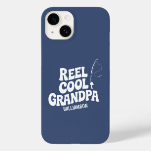 Coque Pour iPhone 14 Funny Fishing Reel Cool grand-père Fête des pères 