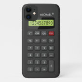 Coques Case-Mate iPhone Funny Geeky Calculator Motif personnalisé (Dos)