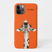 Coques Case-Mate iPhone Funny Giraffe (Dos)