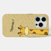 Coques Case-Mate iPhone Funny giraffe asking for you from above (Verso (horizontal))