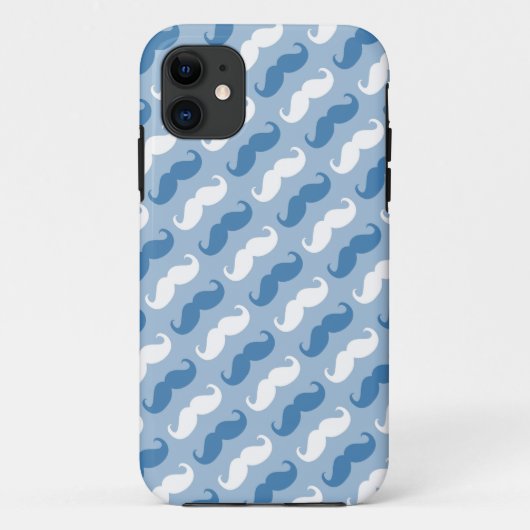 Coques Case-Mate iPhone Funny Girl Mustache 7 (Dos)