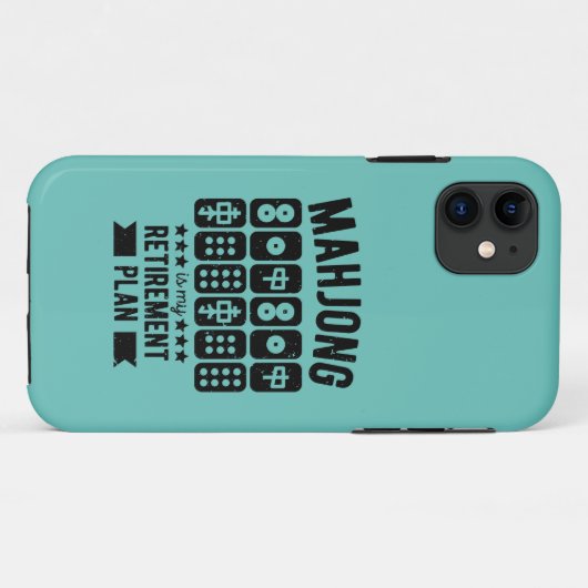 Coques Case-Mate iPhone Funny Mahjong (Dos (Horizontal))