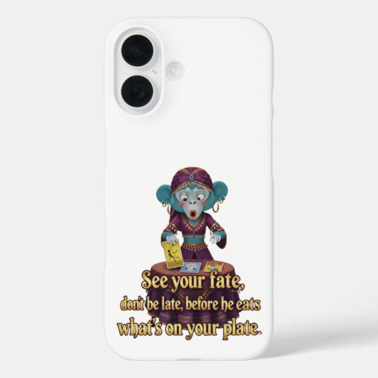 Coques Case-Mate iPhone Funny Monkey Mystic (Verso)
