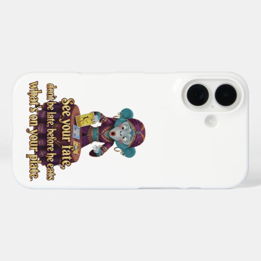 Coques Case-Mate iPhone Funny Monkey Mystic (Verso (horizontal))