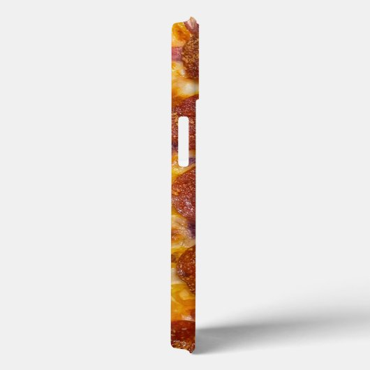 Coques Case-Mate iPhone Funny Monogrammé Pepperoni Motif Gag Cadeau (Verso / Droite)