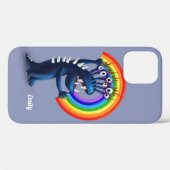 Coques Case-Mate iPhone Funny Monster Pride Nom arc-en-ciel (Verso (horizontal))