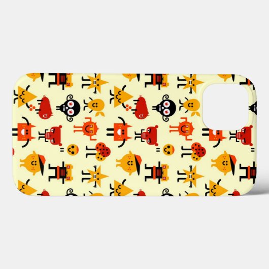 Coques Case-Mate iPhone Funny Monsters (Verso (horizontal))