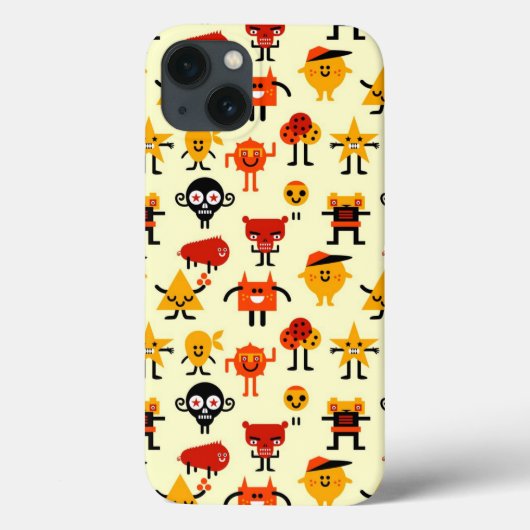 Coques Case-Mate iPhone Funny Monsters (Verso)