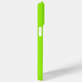 Coques Case-Mate iPhone Funny Moustache noire sur Arrière - plan vert jaun (Verso / Droite)