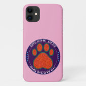 Coques Case-Mate iPhone funny paw design (Dos)