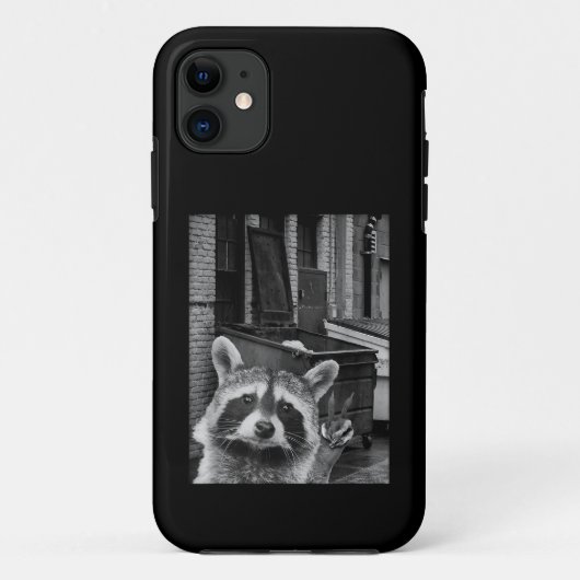 Coques Case-Mate iPhone Funny Raccoon Selfie Raccoon Funny Raccoon (Dos)