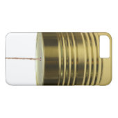 Coques Case-Mate iPhone Funny Retro Tin Can String Téléphone (Dos (Horizontal))