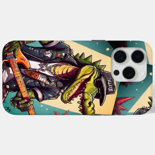 Coques Case-Mate iPhone Funny Rock Star Crocs (Verso (horizontal))