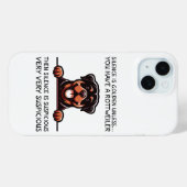 Coques Case-Mate iPhone Funny Rottweiler Chien (Verso (horizontal))