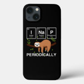 Coques Case-Mate iPhone Funny Science Sloth I Nap Périodiquement Sloths Lo (Verso)